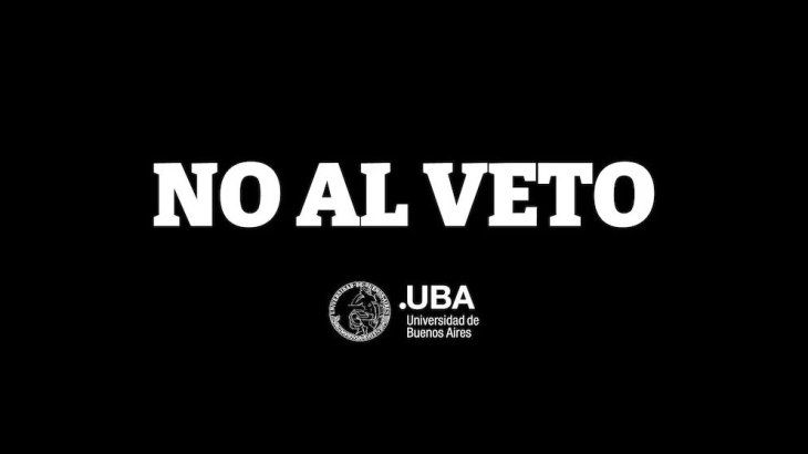 La UBA realiza una protesta virtual. La UBA realiza una protesta virtual.