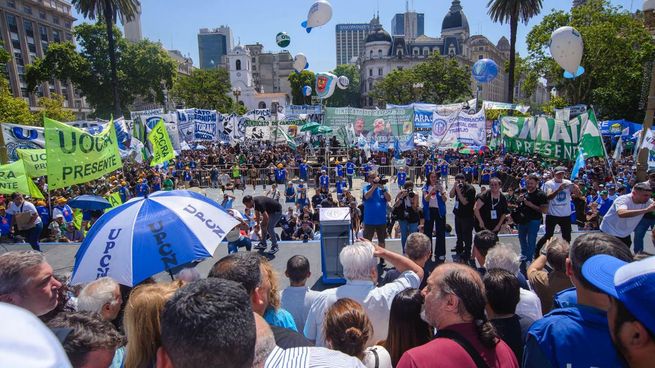 La CGT apuesta a una movilización fuerte frente al Congreso.