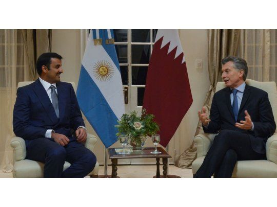 En busca de inversiones, Macri se reunió con el Emir de Qatar