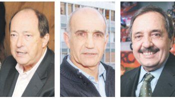 Ernesto Sanz, Daniel Salvador y Ricardo Alfonsín