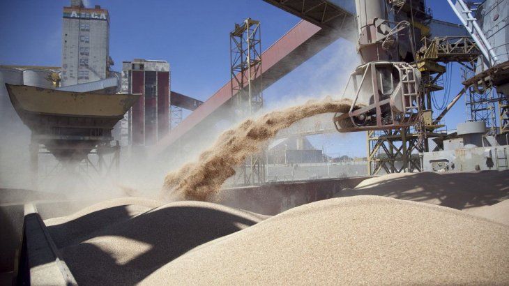 En el primer semestre se exportaron 32,7 millones de toneladas de granos.