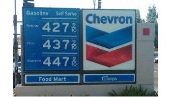 La gasolina fue la responsable por cerca de tres cuartos del alza en la inflación.