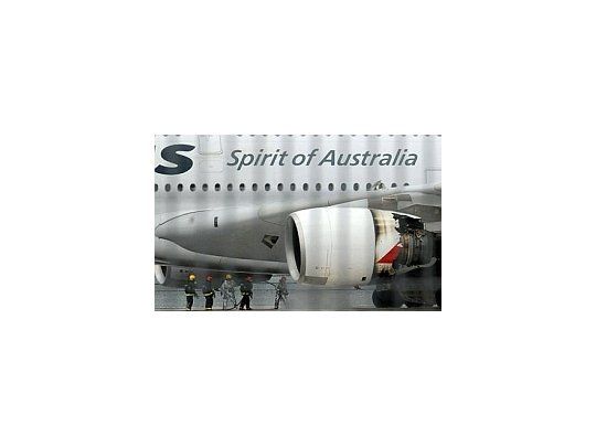 Los Airbus de Qantas permanecerán en tierra por tiempo indefinido.