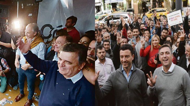 final. Mario Negri y Ramón Mestre encabezaron ayer los cierres de sus respectivas campañas de cara a la elección del domingo.
