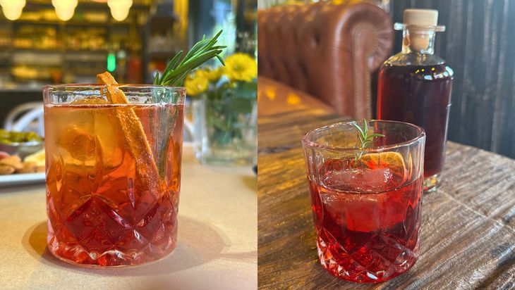 Aperitivos clásicos como Cynar Julep y Aperol Spritz. Aperitivos clásicos como Cynar Julep y Aperol Spritz.