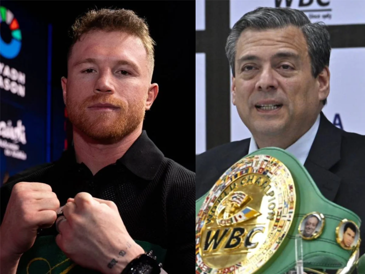 Saúl Canelo Álvarez volverá al ring el próximo 12 de septiembre para enfrentar a Christian Mbilli por el campeonato mundial del Consejo Mundial de Boxeo (CMB). La pelea se llevará a cabo en Riad, como parte del calendario internacional del pugilista tapatío. Saúl Canelo Álvarez volverá al ring el próximo 12 de septiembre para enfrentar a Christian Mbilli por el campeonato mundial del Consejo Mundial de Boxeo (CMB). La pelea se llevará a cabo en Riad, como parte del calendario internacional del pugilista tapatío.