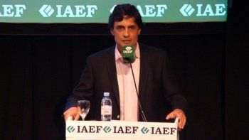 Lacunza clausuró la&nbsp; 40ma Reunión Anual del IAEF en el Llao Llao.&nbsp;