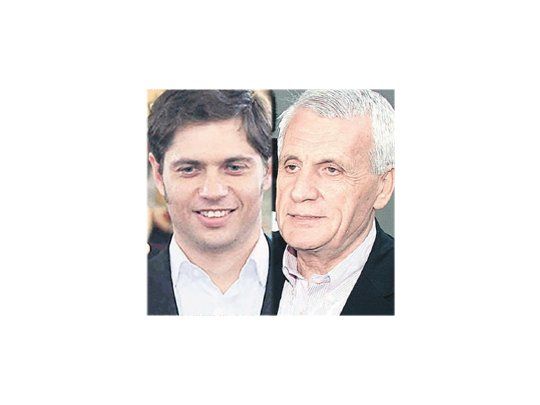 Axel Kicillof y Antonio Caló