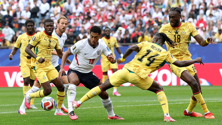 Jude Bellingham, el jugador más joven en llegar a los 50 partidos con Inglaterra. Jude Bellingham, el jugador más joven en llegar a los 50 partidos con Inglaterra.