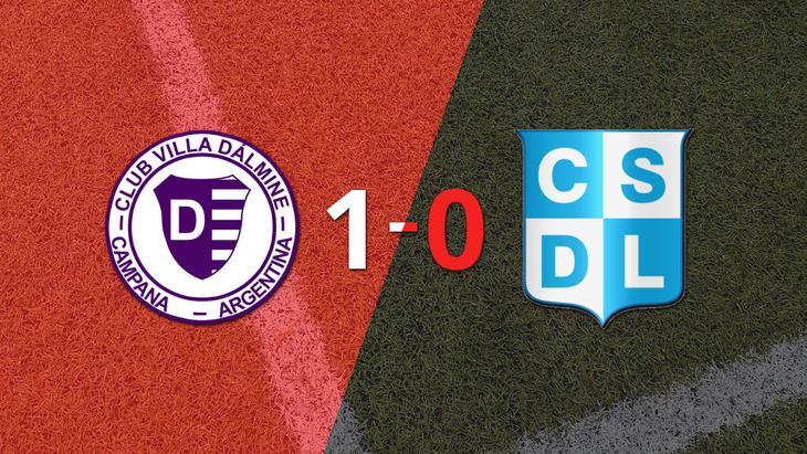 Villa Dálmine le ganó 1-0 a Liniers