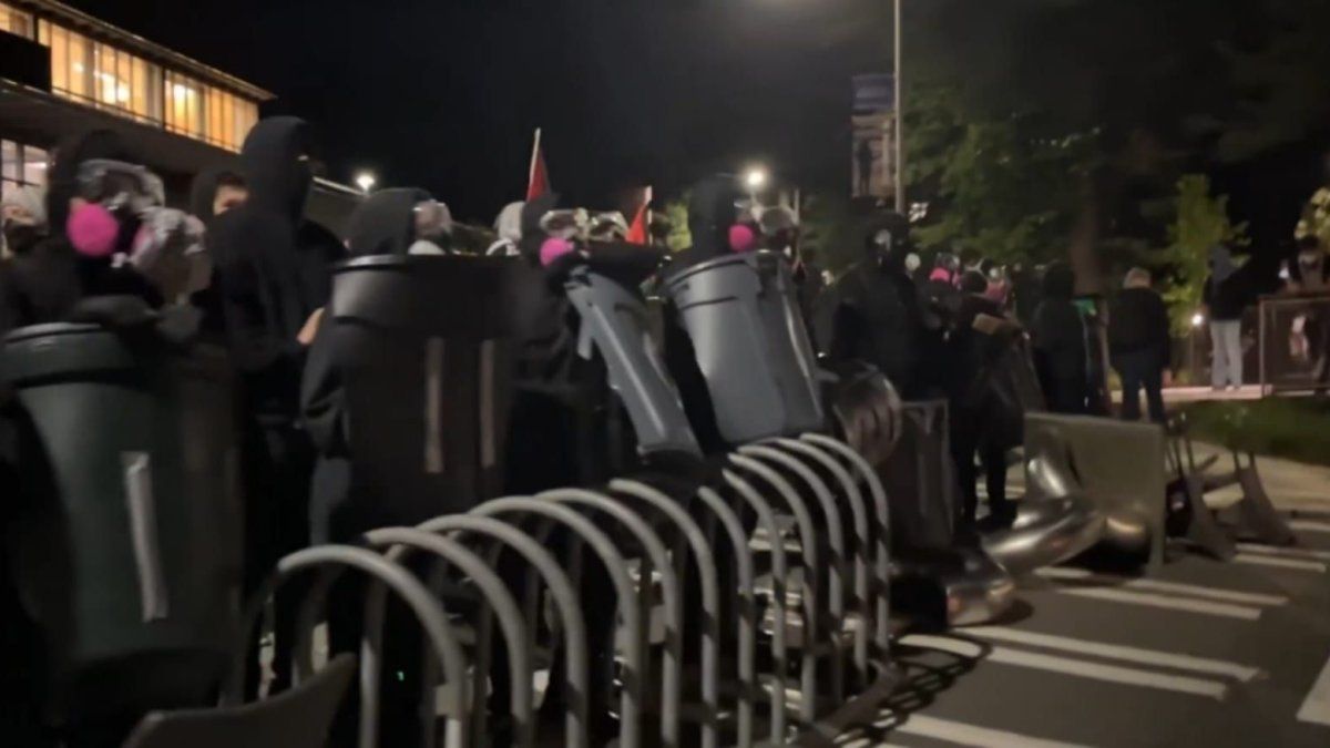 protesters were arrested after occupying the University of Washington