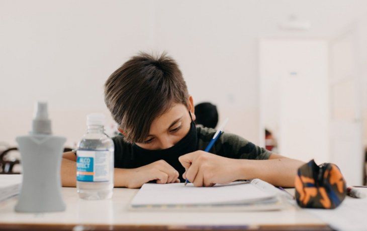Estudiante sanjuanino en una de las escuelas del programa&nbsp;