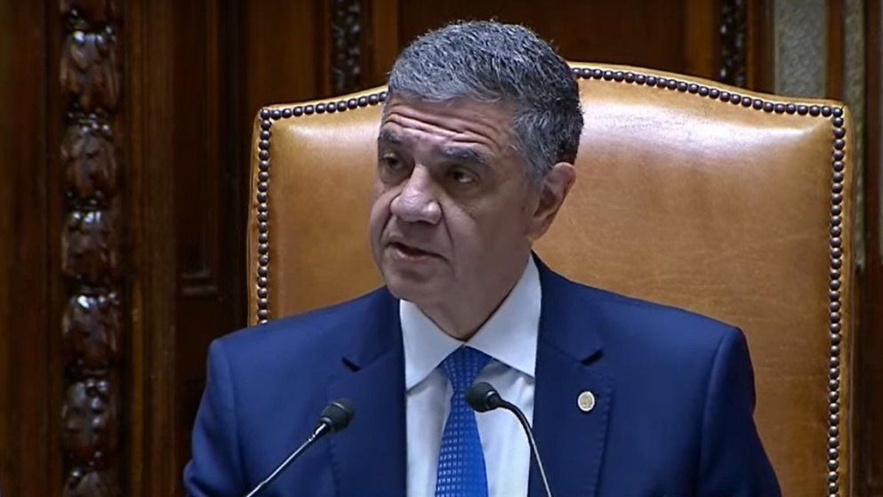 Jorge Macri habla por segunda vez ante la Legislatura porteña.