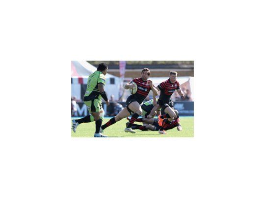 Chelo, figura. Bosch aportó dos penales y un try para Saracens.