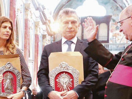 Misa. Mauricio Macri ayer participó en Salta de la misa por la Solemnidad del Señor y la Virgen del Milagro.&nbsp;
