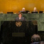 Milei dio su discurso ante la ONU. Milei dio su discurso ante la ONU.
