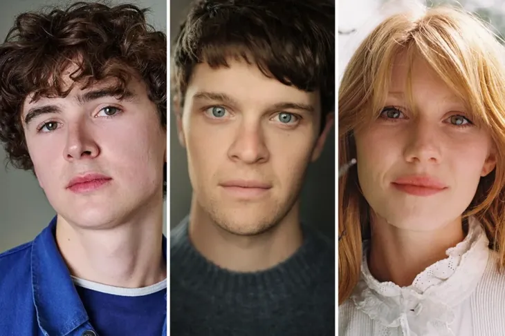 Harry Gilby, Jasper Talbot y Hannah Chinn. Harry Gilby, Jasper Talbot y Hannah Chinn.