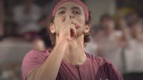 Silencio. Taylor Fritz mandó a callar a todo el público de Roland Garros.