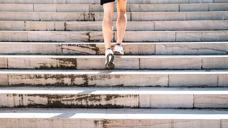 Going up stairs is one of the great exercises to add your training routine. Going up stairs is one of the great exercises to add your training routine.