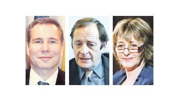 Alberto Nisman, Rodolfo Canicoba Corral y Alejandra Gils Carbó