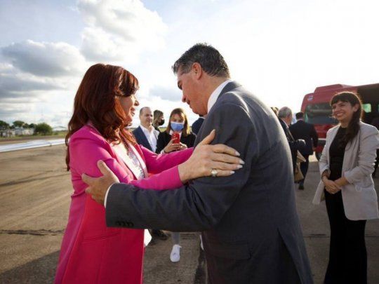 Jorge Capitanich recibió a Cristina Kirchner en Chaco&nbsp;