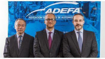 De izquierda a derecha, nuevos presidente, vice y secretario: César Luis Ramírez Rojas, Luis Fernando Peláez Gamboa y Rodrigo Pérez Graziano.