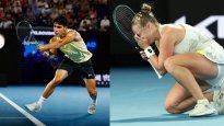 Alcaraz y Blinkova brillaron en el Abierto de Australia.