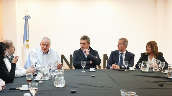Sergio Massa se reunió con rectores en la UNSAM.