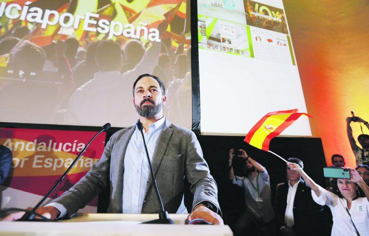 Santiago Abascal, leader of VOX. Santiago Abascal, leader of VOX.