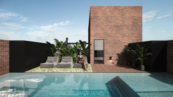 Con piscina entre los amenities Con piscina entre los amenities