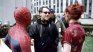 Sam Raimi on the set of Spider-Man. Sam Raimi on the set of Spider-Man.