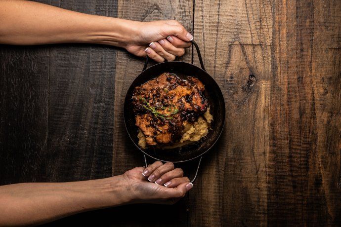 En el menú figura el apartado Entradas y caprichos. En el menú figura el apartado Entradas y caprichos.