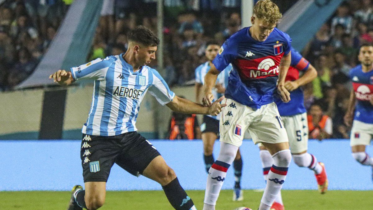 Racing visit Tigre tonight: schedule, TV and formations