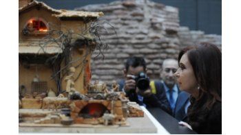 Cristina estuvo en la inauguración.