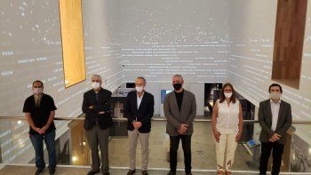 Los fundadores del Instituto de Diálogo Interreligioso (IDI), padre Guillermo Marcó, Rabino Daniel Goldman y dirigente islámico y legislador Omar Abboud, recorrieron el Museo del Holocausto de Buenos Aires junto al presidente del Museo, Marcelo Mindlin; la directora y secretaria Fabiana Mindlin y el director Jonathan Karszenbaum.