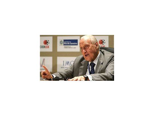 Havelange está internado desde el domingo en Río de Janeiro.