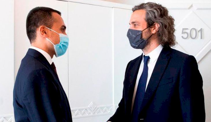 Santiago Cafiero se reúne con su par de Italia y dialoga con industriales