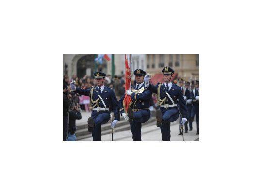 El desfile se desarrollo en el barrio porteño retiro.