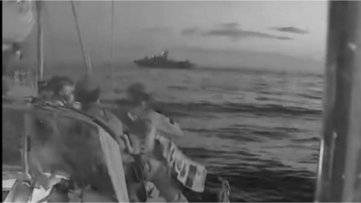 The Samud Global Flotilla shared a video of the moment in which Israel’s army assaulted the boat