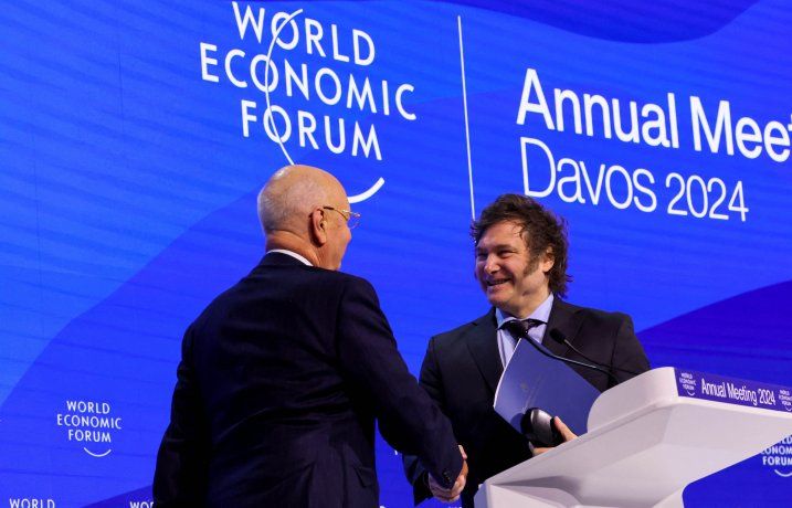 Javier Milei critic&oacute; duramente al sistema socialista durante su exposici&oacute;n en Davos.&nbsp;