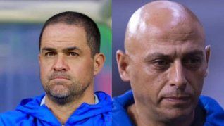 André Jardine y Angel Villacampa, los técnicos de América varonil y femenil respectivamente. El brasileño está en la Liguilla del Apertura 2025, mientras que el español jugará la final.