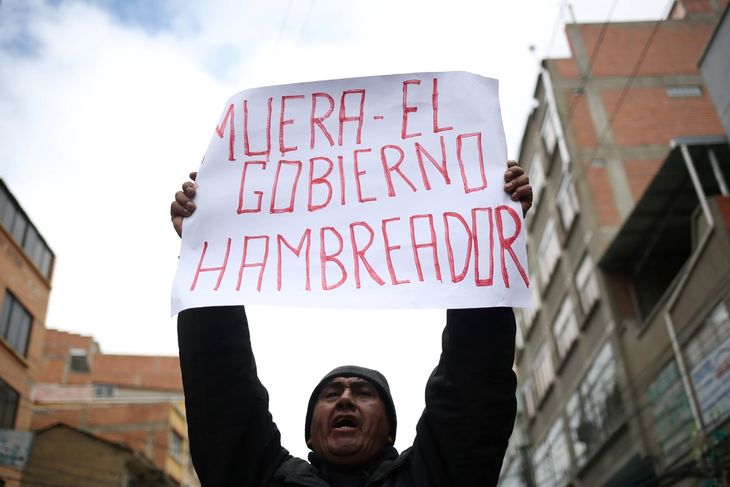 In Bolivia, citizens look forward to elections. In Bolivia, citizens look forward to elections.