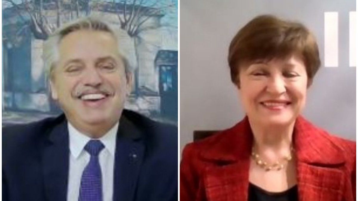 Alberto Fernández spoke with Kristalina Georgieva and they promised to continue working
