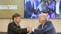 Tras la visita a Chaco hace una semana, Kicillof viajó a La Pampa para firmar convenios con Sergio Ziliotto.