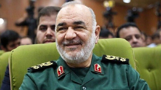 El comandante del CGRI, Hossein Salami.