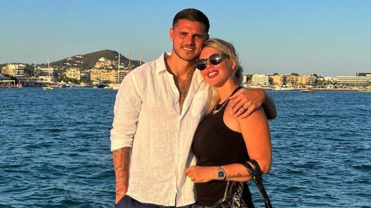 Mauro Icardi y Wanda Nara.