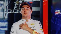 Sergio Checo Pérez no tuvo una buena carrera en Interlagos y sobre el final perdió el 10° puesto a manos de Lewis Hamilton.
