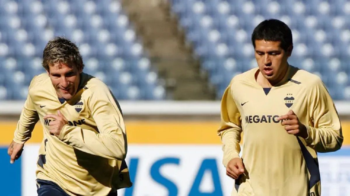 Incredible: Palermo and Riquelme will play together again