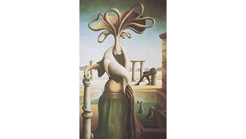 ámbito.com | «La gran dama», una de las obras de la estupenda muestra«Liberti: 40 años de Surrealismo», que se exhibe enla Sala de Exposiciones Temporarias del Museo de BellasArtes.
