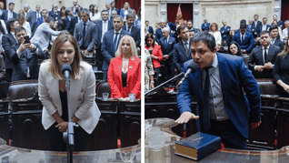 Fernanda Ávila y Sebastián Noblega, dos de los diputados catamarqueños que se mantuvieron en el bloque de Unión por la Patria durante los últimos dos años. Fernanda Ávila y Sebastián Noblega, dos de los diputados catamarqueños que se mantuvieron en el bloque de Unión por la Patria durante los últimos dos años.